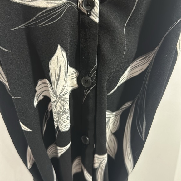 A New Day Floral Print Tie Waist Dress - Picture 5 of 7